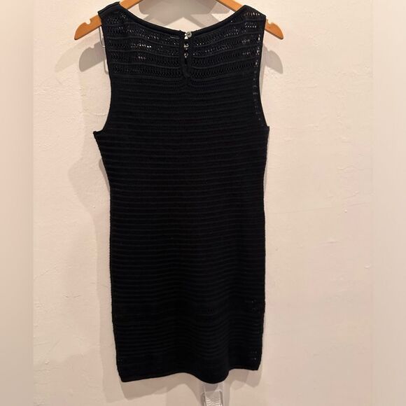 Tommy Bahama Black Mini Dress Size S Sheath Linen - Picture 7 of 10